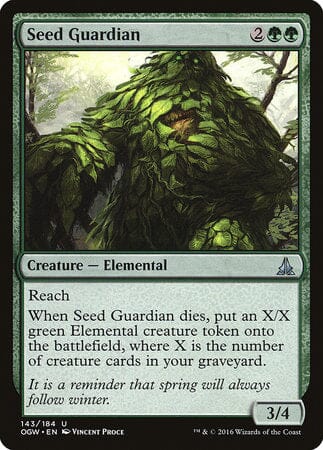 Seed Guardian [Oath of the Gatewatch] MTG Single Magic: The Gathering  | Multizone: Comics And Games