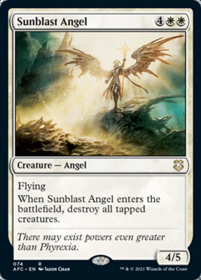 Sunblast Angel [Dungeons & Dragons: Adventures in the Forgotten Realms Commander] MTG Single Magic: The Gathering  | Multizone: Comics And Games