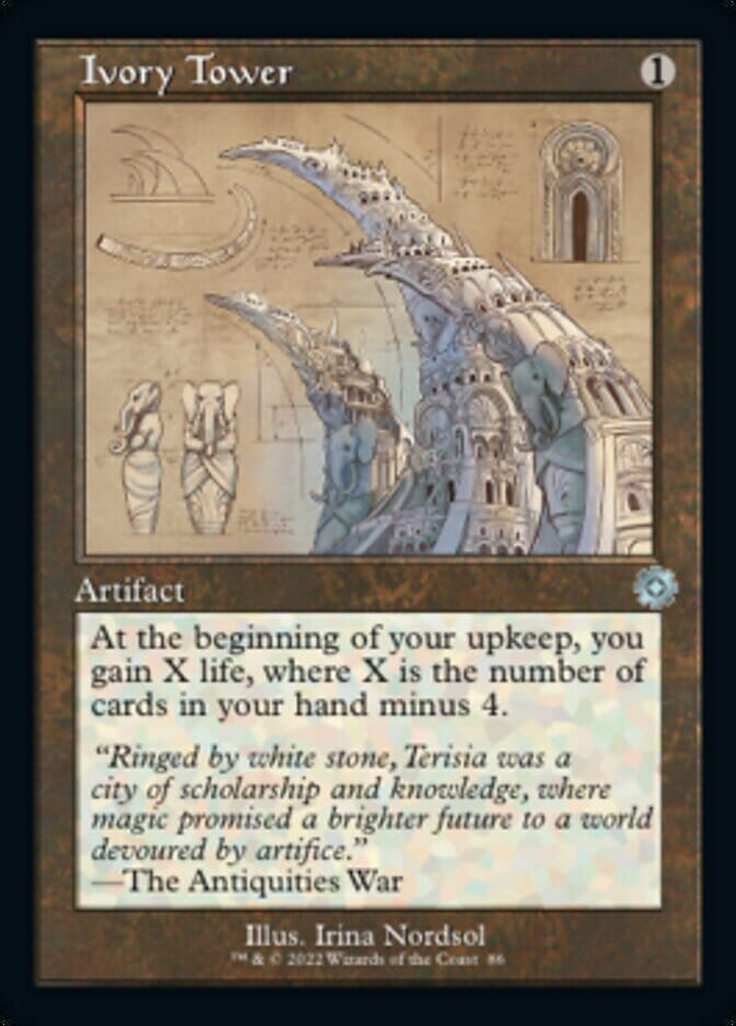 Ivory Tower (Retro Schematic) [The Brothers' War Retro Artifacts] MTG Single Magic: The Gathering  | Multizone: Comics And Games