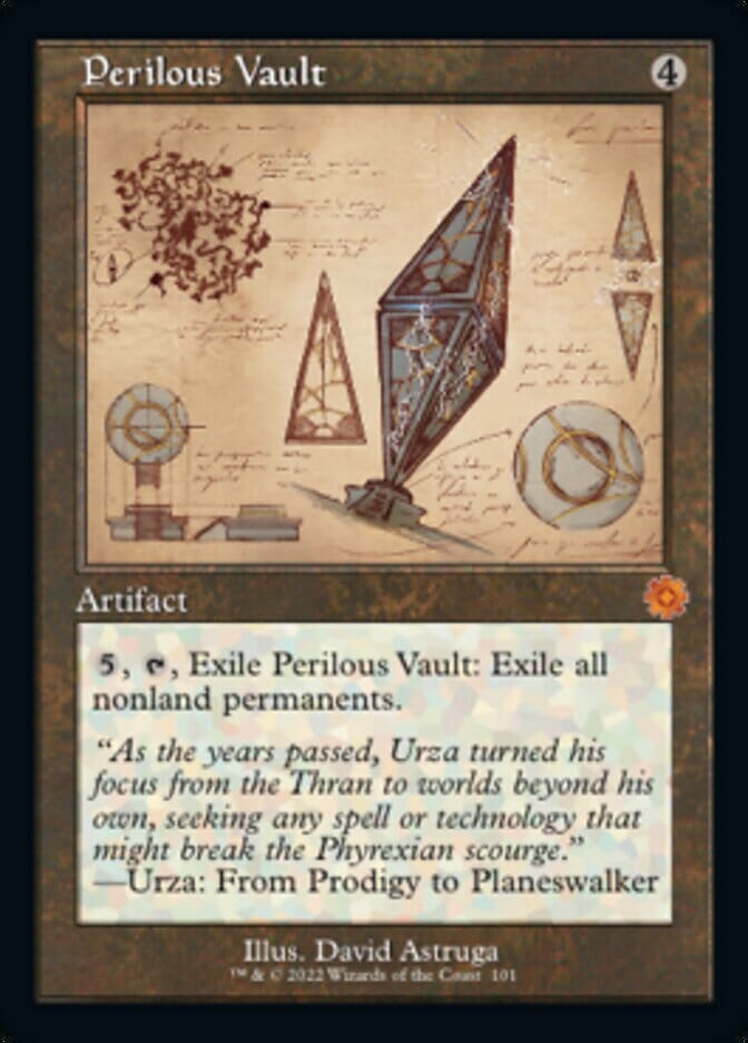 Perilous Vault (Retro Schematic) [The Brothers' War Retro Artifacts] MTG Single Magic: The Gathering  | Multizone: Comics And Games