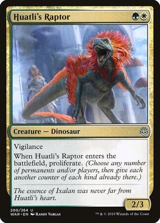 Huatli's Raptor [War of the Spark] MTG Single Magic: The Gathering  | Multizone: Comics And Games