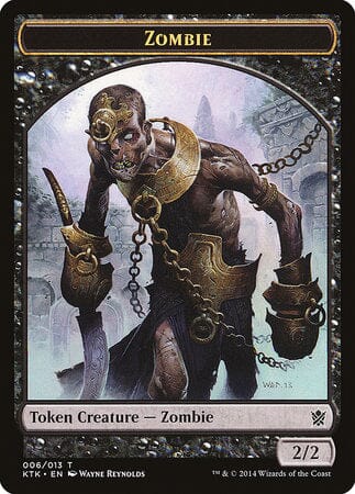 Zombie Token [Khans of Tarkir Tokens] MTG Single Magic: The Gathering  | Multizone: Comics And Games