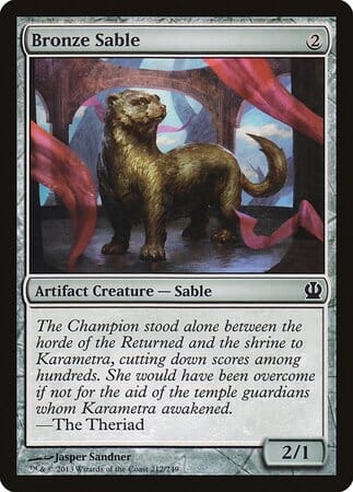 Bronze Sable [Theros] MTG Single Magic: The Gathering  | Multizone: Comics And Games