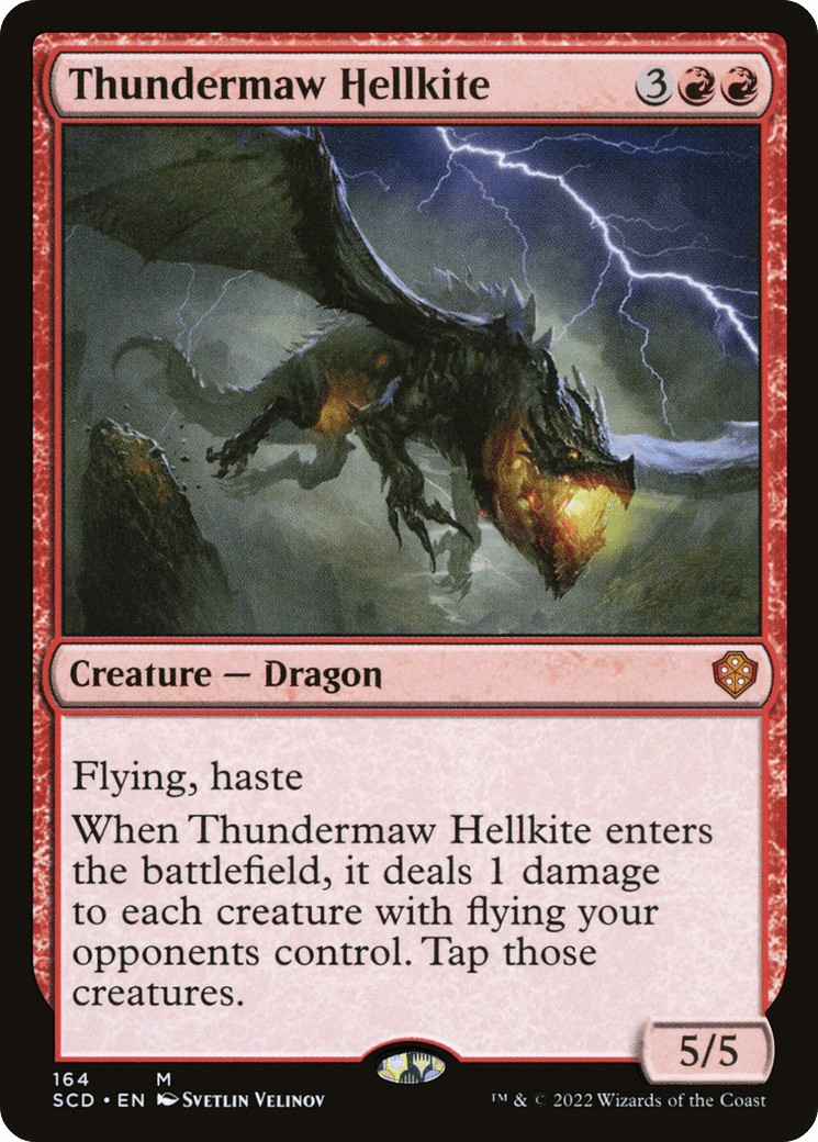 Thundermaw Hellkite [Starter Commander Decks] MTG Single Magic: The Gathering  | Multizone: Comics And Games