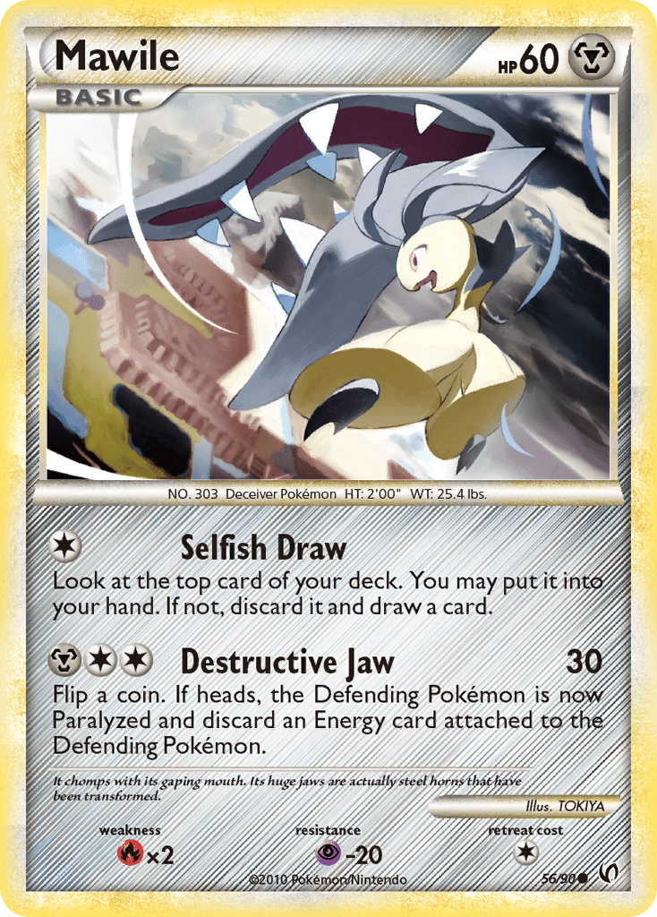 Mawile (56/90) [HeartGold & SoulSilver: Undaunted] Pokemon Single Pokémon  | Multizone: Comics And Games