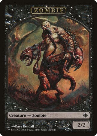 Zombie Token [Shards of Alara Tokens] MTG Single Magic: The Gathering  | Multizone: Comics And Games