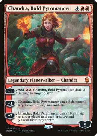 Chandra, Bold Pyromancer [Dominaria] MTG Single Magic: The Gathering  | Multizone: Comics And Games