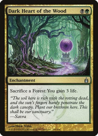 Dark Heart of the Wood [Ravnica: City of Guilds] MTG Single Magic: The Gathering  | Multizone: Comics And Games