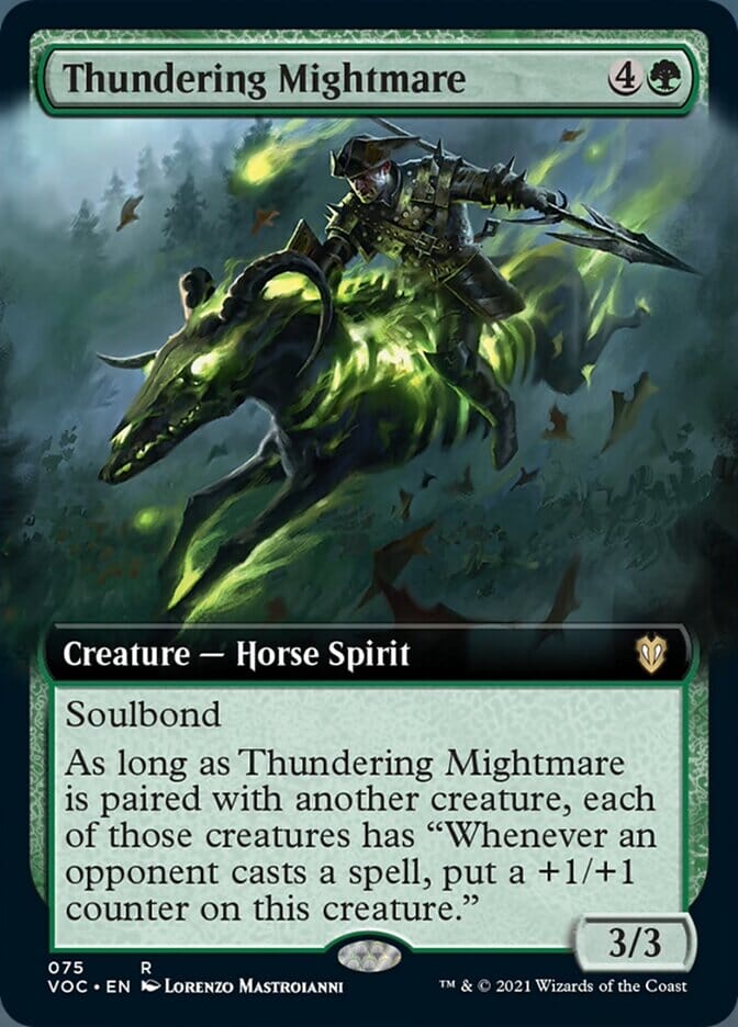 Thundering Mightmare (Extended) [Innistrad: Crimson Vow Commander] MTG Single Magic: The Gathering  | Multizone: Comics And Games