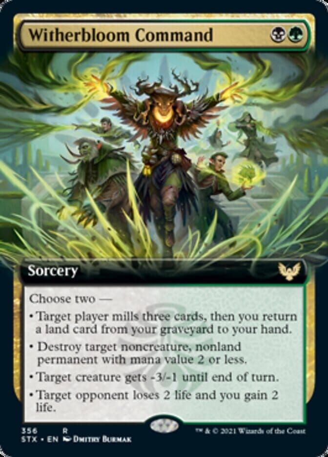 Witherbloom Command (Extended) [Strixhaven: School of Mages] MTG Single Magic: The Gathering  | Multizone: Comics And Games