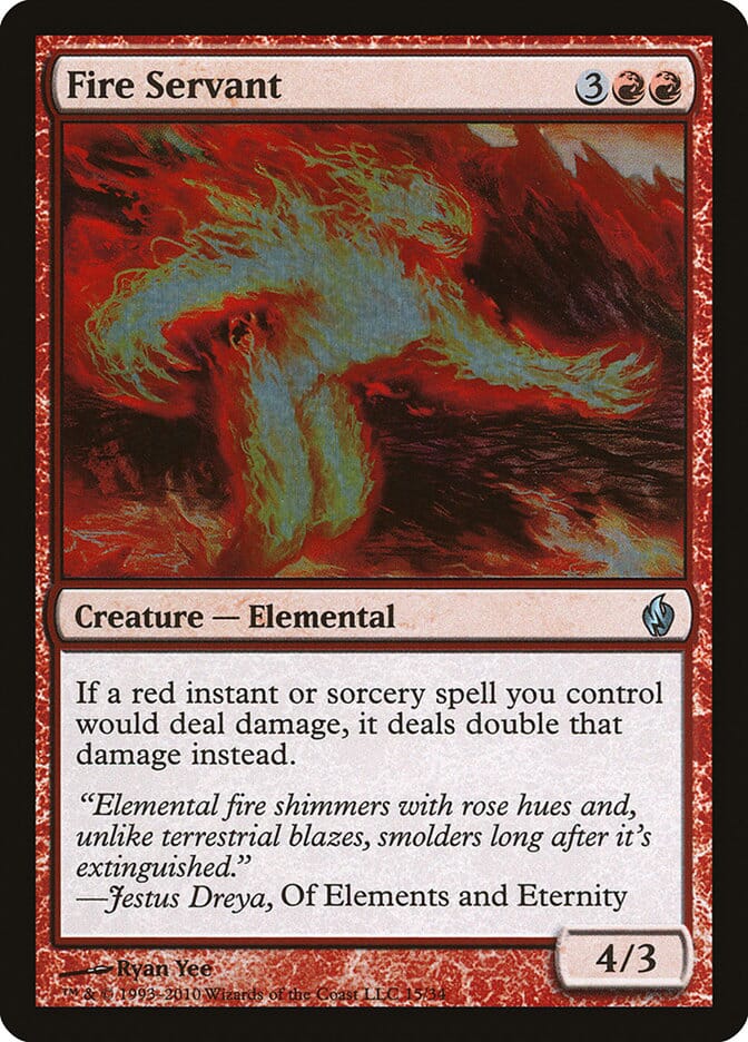 Fire Servant [Premium Deck Series: Fire and Lightning] MTG Single Magic: The Gathering  | Multizone: Comics And Games