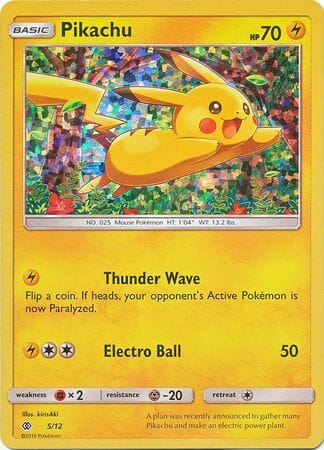 Pikachu (5/12) [McDonald's Promos: 2017 Collection] Pokemon Single Pokémon  | Multizone: Comics And Games