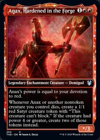 Anax, Hardened in the Forge (Showcase) [Theros Beyond Death] MTG Single Magic: The Gathering  | Multizone: Comics And Games
