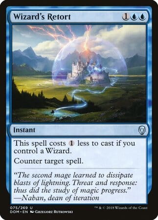 Wizard's Retort [Dominaria] MTG Single Magic: The Gathering  | Multizone: Comics And Games