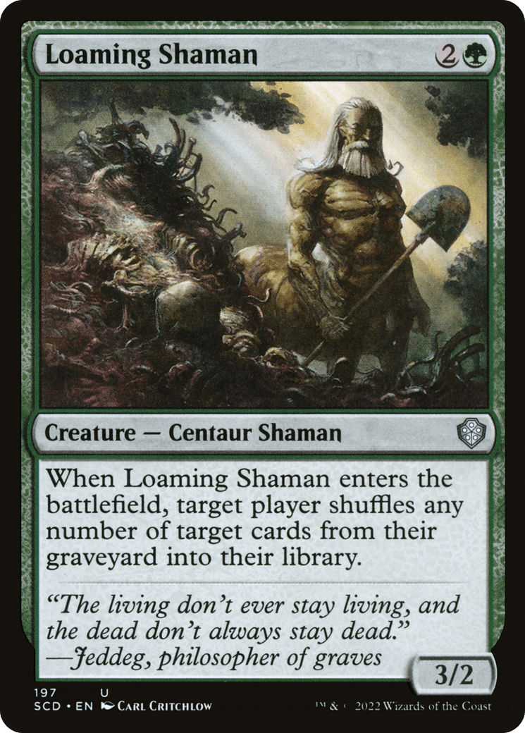 Loaming Shaman [Starter Commander Decks] MTG Single Magic: The Gathering  | Multizone: Comics And Games
