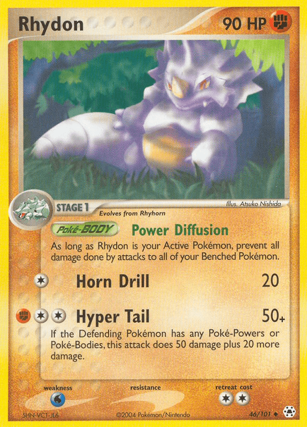 Rhydon (46/101) [EX: Hidden Legends] Pokemon Single Pokémon  | Multizone: Comics And Games