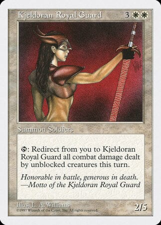 Kjeldoran Royal Guard [Fifth Edition] MTG Single Magic: The Gathering  | Multizone: Comics And Games