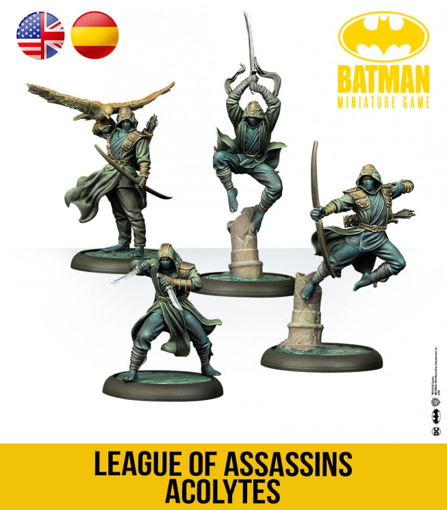 League Of Assassins Acolytes Batman Miniature Game Knight Models  | Multizone: Comics And Games