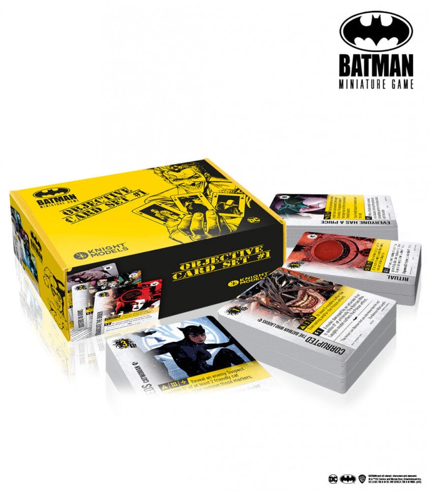 BMG 3e objective cards Set 1 Batman Miniature Game Knight Models  | Multizone: Comics And Games