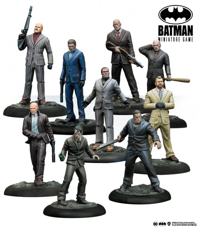 ORGANIZED CRIME THUGS Batman Miniature Game Knight Models  | Multizone: Comics And Games