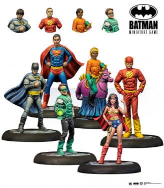 THE BIG BANG THEORY - JUSTICE LEAGUE Miniatures knight models  | Multizone: Comics And Games