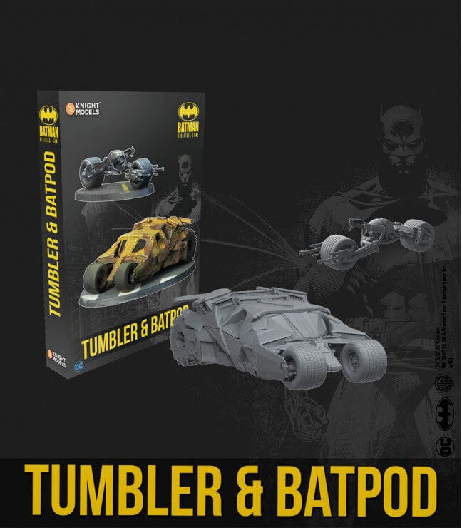 BATPOD & TUMBLER Batman Miniature Game Knight Models  | Multizone: Comics And Games