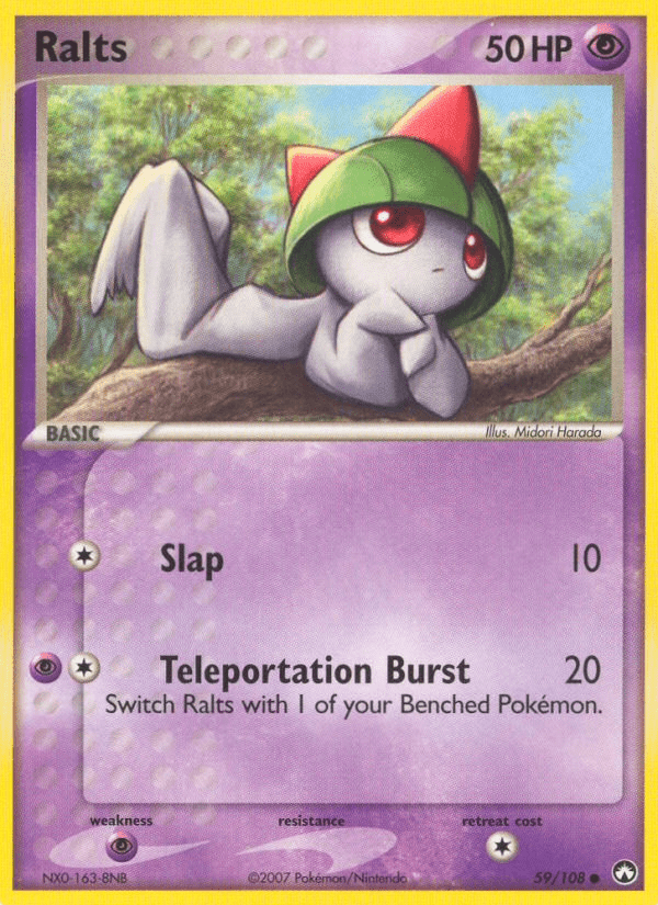 Ralts (59/108) [EX: Power Keepers] Pokemon Single Pokémon  | Multizone: Comics And Games