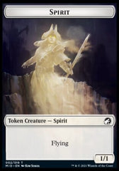 Spirit // Snake Double-Sided Token [Innistrad: Midnight Hunt Commander Tokens] MTG Single Magic: The Gathering  | Multizone: Comics And Games