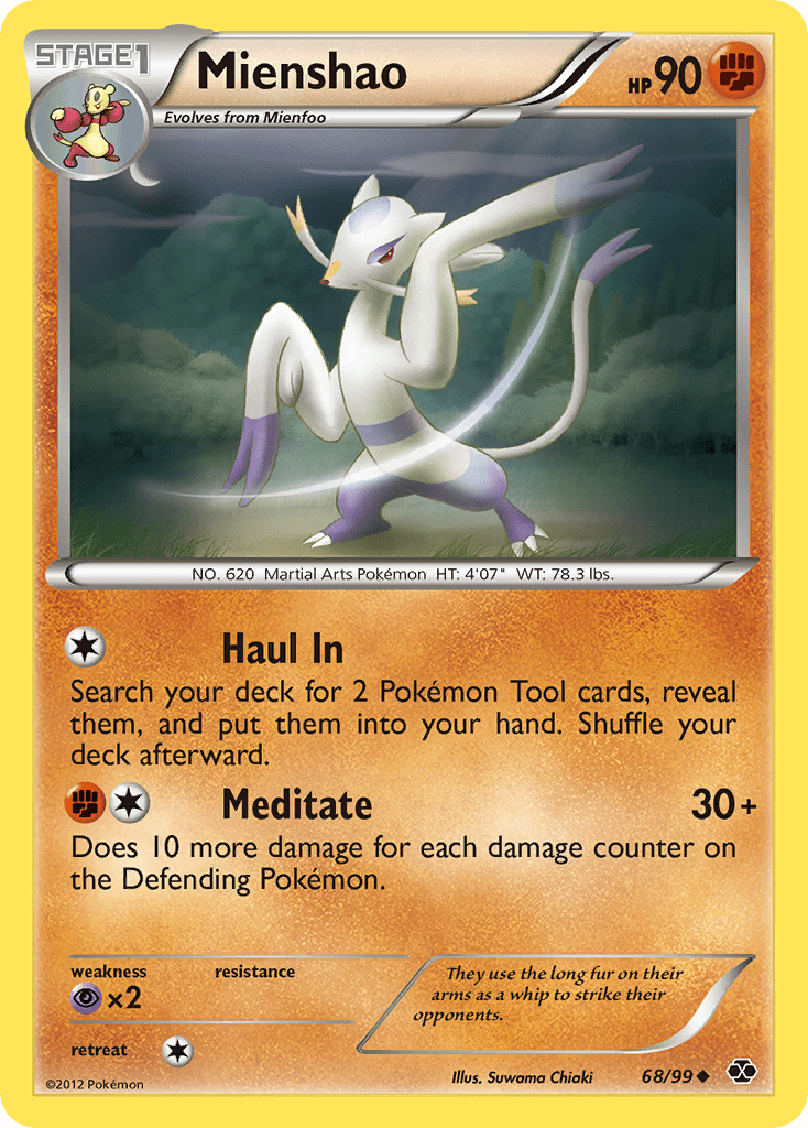 Mienshao (68/99) [Black & White: Next Destinies] Pokemon Single Pokémon  | Multizone: Comics And Games