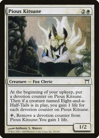 Pious Kitsune [Champions of Kamigawa] MTG Single Magic: The Gathering  | Multizone: Comics And Games