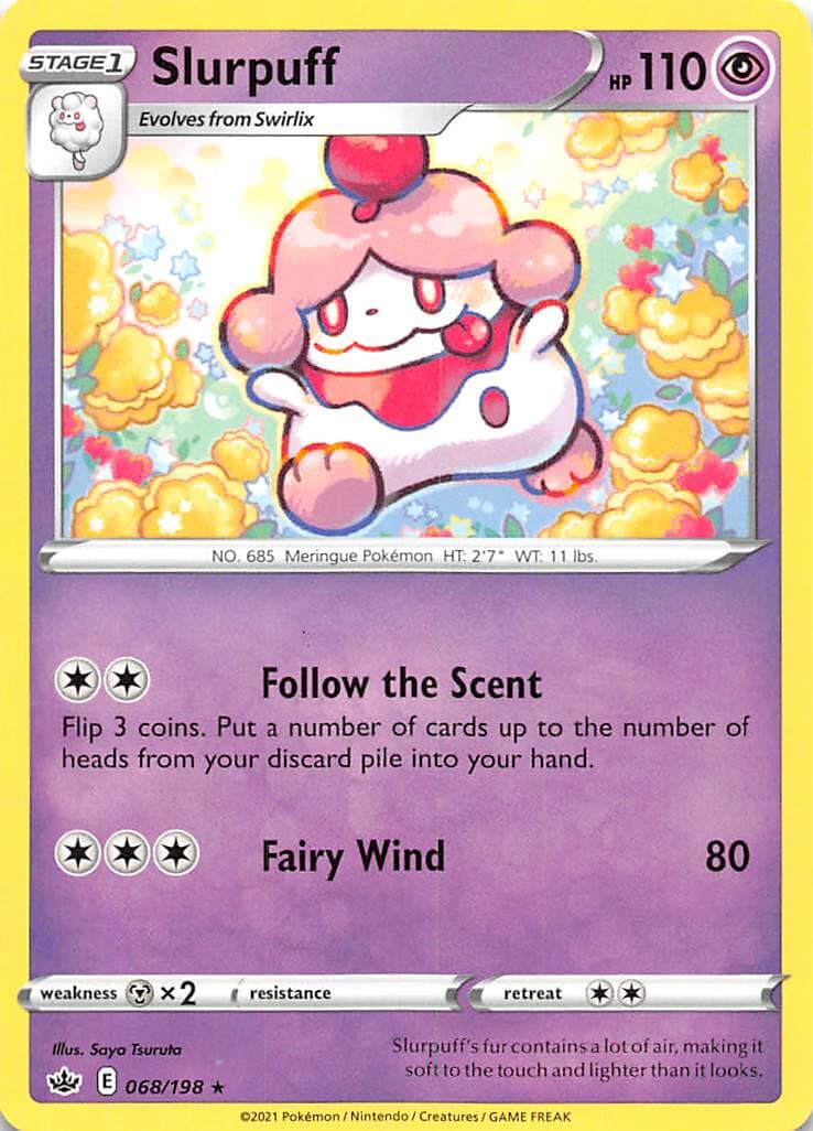 Slurpuff (068/198) [Sword & Shield: Chilling Reign] Pokemon Single Pokémon  | Multizone: Comics And Games