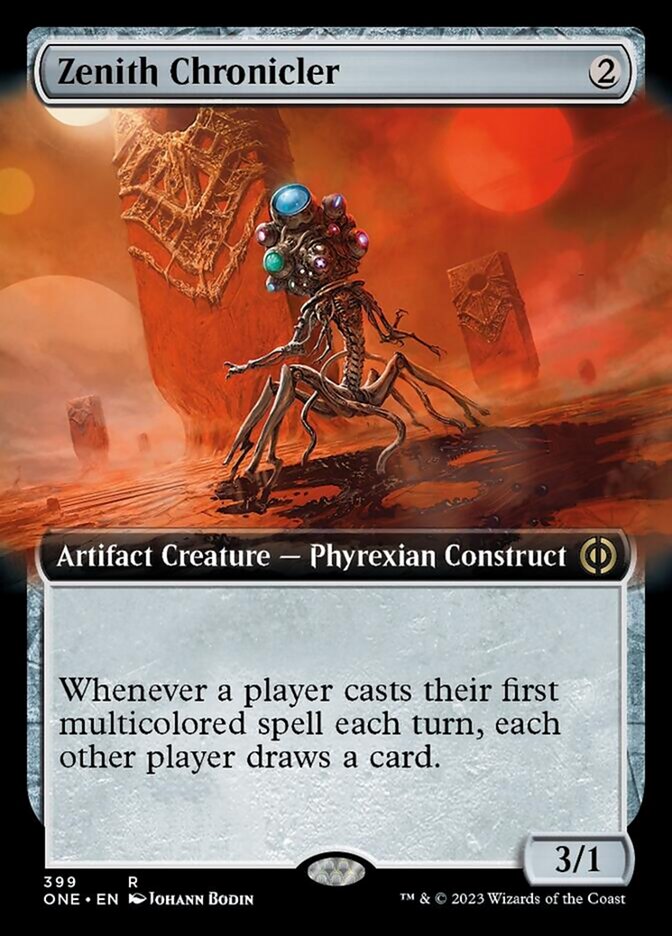 Zenith Chronicler (Extended Art) [Phyrexia: All Will Be One] MTG Single Magic: The Gathering  | Multizone: Comics And Games