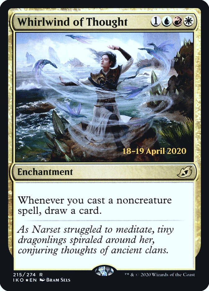Whirlwind of Thought [Ikoria: Lair of Behemoths Prerelease Promos] MTG Single Magic: The Gathering  | Multizone: Comics And Games
