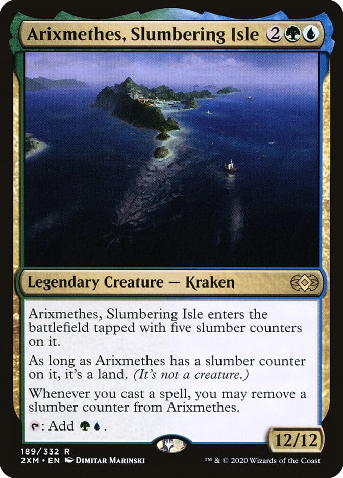 Arixmethes, Slumbering Isle [Double Masters] MTG Single Magic: The Gathering  | Multizone: Comics And Games