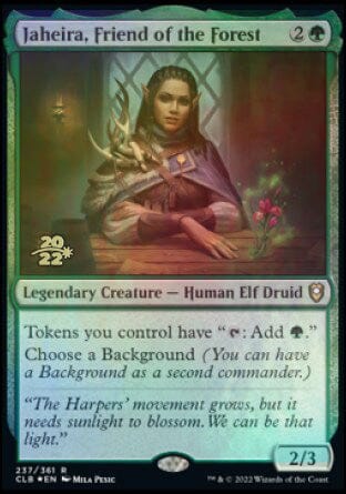 Jaheira, Friend of the Forest [Commander Legends: Battle for Baldur's Gate Prerelease Promos] MTG Single Magic: The Gathering  | Multizone: Comics And Games