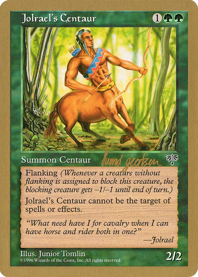 Jolrael's Centaur (Svend Geertsen) [World Championship Decks 1997] MTG Single Magic: The Gathering  | Multizone: Comics And Games