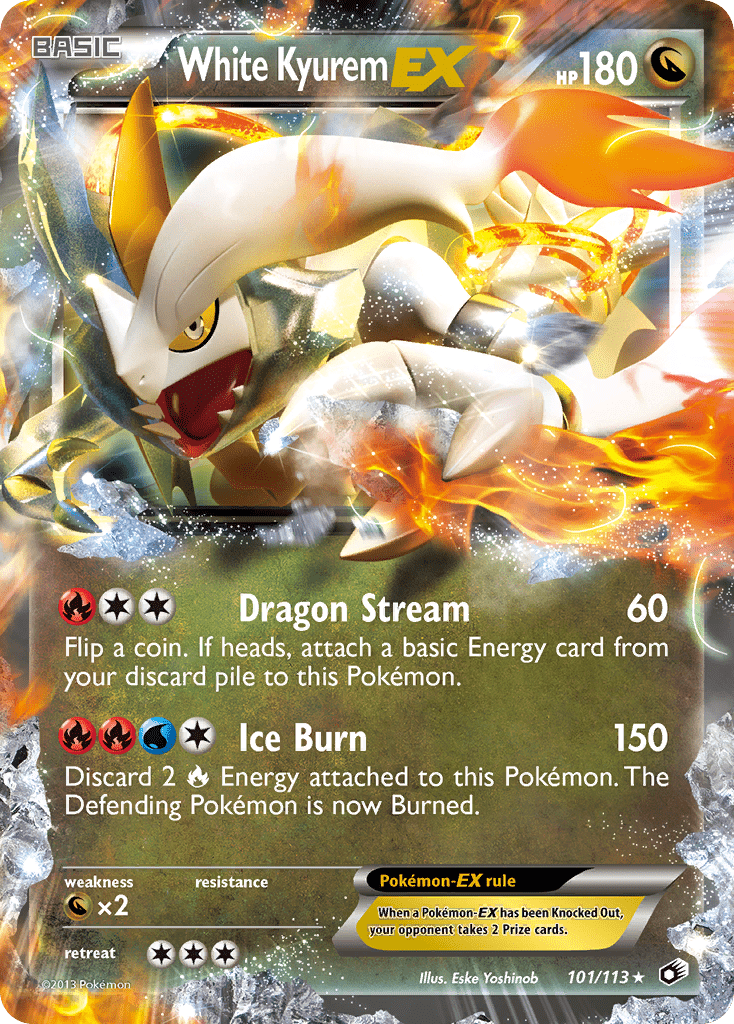 White Kyurem EX (101/113) [Black & White: Legendary Treasures] Pokemon Single Pokémon  | Multizone: Comics And Games