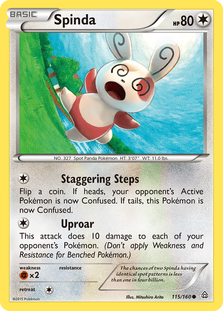 Spinda (115/160) [XY: Primal Clash] Pokemon Single Pokémon  | Multizone: Comics And Games