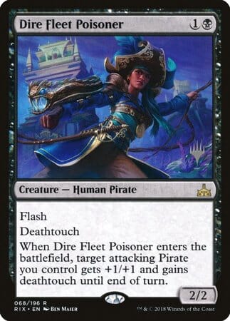 Dire Fleet Poisoner [Rivals of Ixalan Promos] MTG Single Magic: The Gathering  | Multizone: Comics And Games