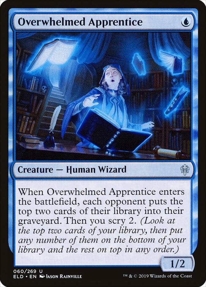 Overwhelmed Apprentice [Throne of Eldraine] MTG Single Magic: The Gathering  | Multizone: Comics And Games
