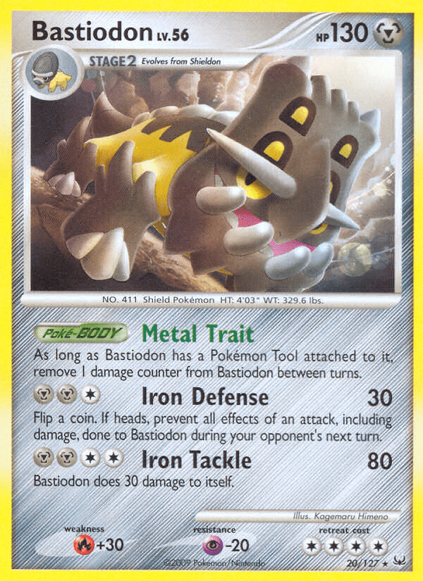 Bastiodon (20/127) [Platinum: Base Set] Pokemon Single Pokémon  | Multizone: Comics And Games