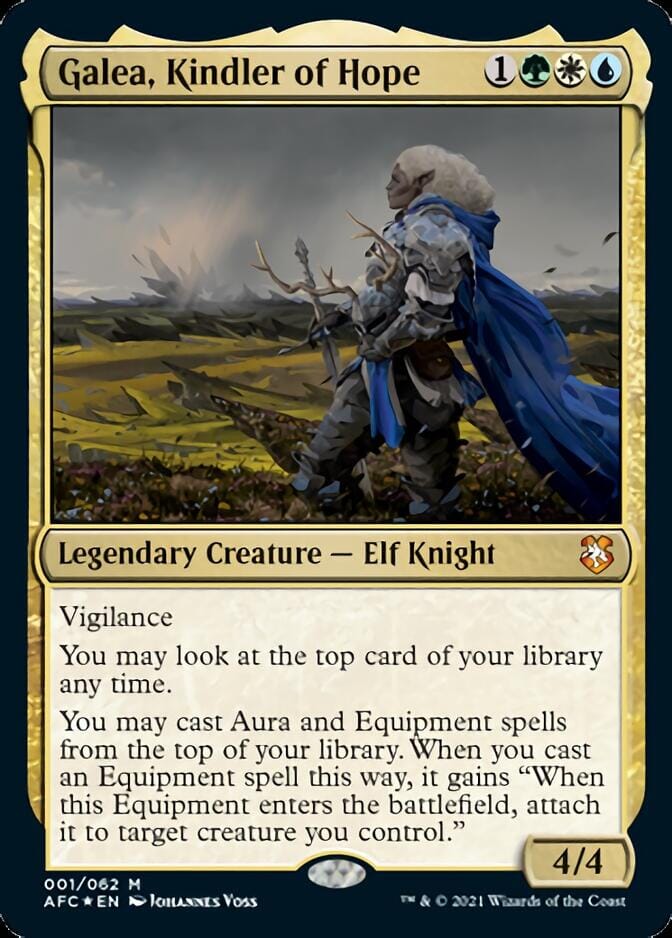 Galea, Kindler of Hope [Dungeons & Dragons: Adventures in the Forgotten Realms Commander] MTG Single Magic: The Gathering  | Multizone: Comics And Games