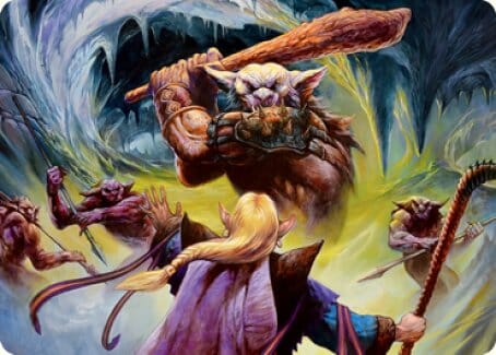 Den of the Bugbear (Dungeon Module) Art Card [Dungeons & Dragons: Adventures in the Forgotten Realms Art Series] MTG Single Magic: The Gathering  | Multizone: Comics And Games