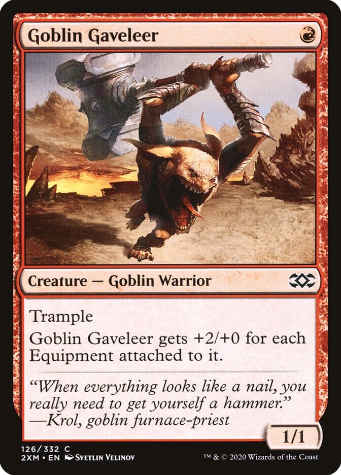 Goblin Gaveleer [Double Masters] MTG Single Magic: The Gathering  | Multizone: Comics And Games