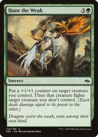 Hunt the Weak [Fate Reforged] MTG Single Magic: The Gathering  | Multizone: Comics And Games