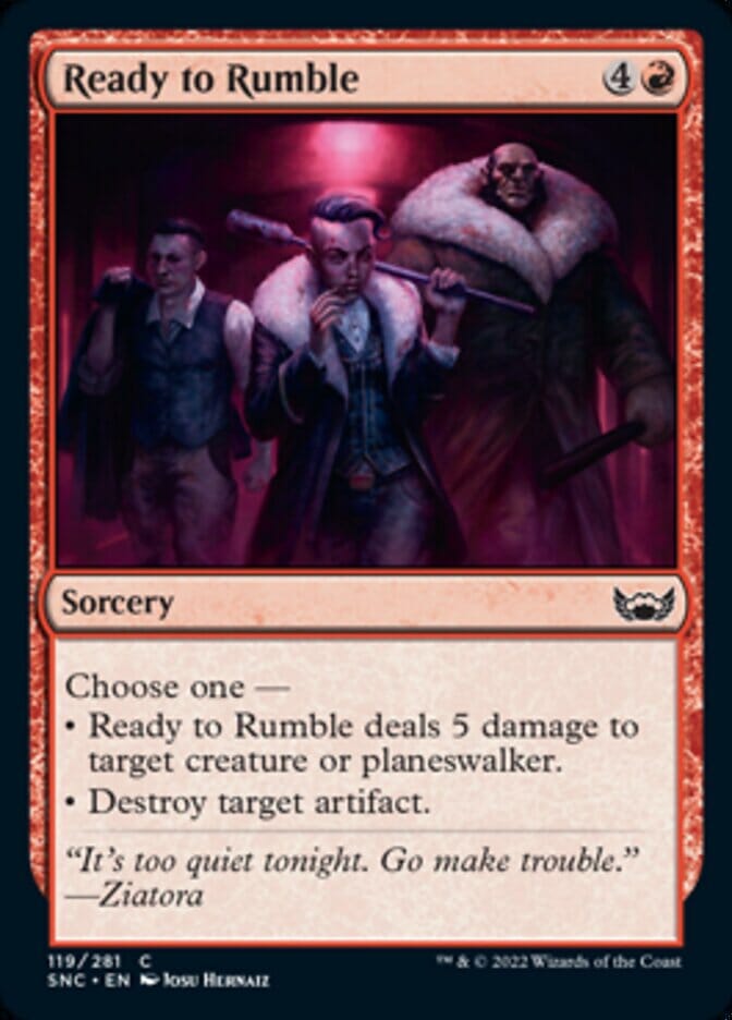 Ready to Rumble [Streets of New Capenna] MTG Single Magic: The Gathering  | Multizone: Comics And Games