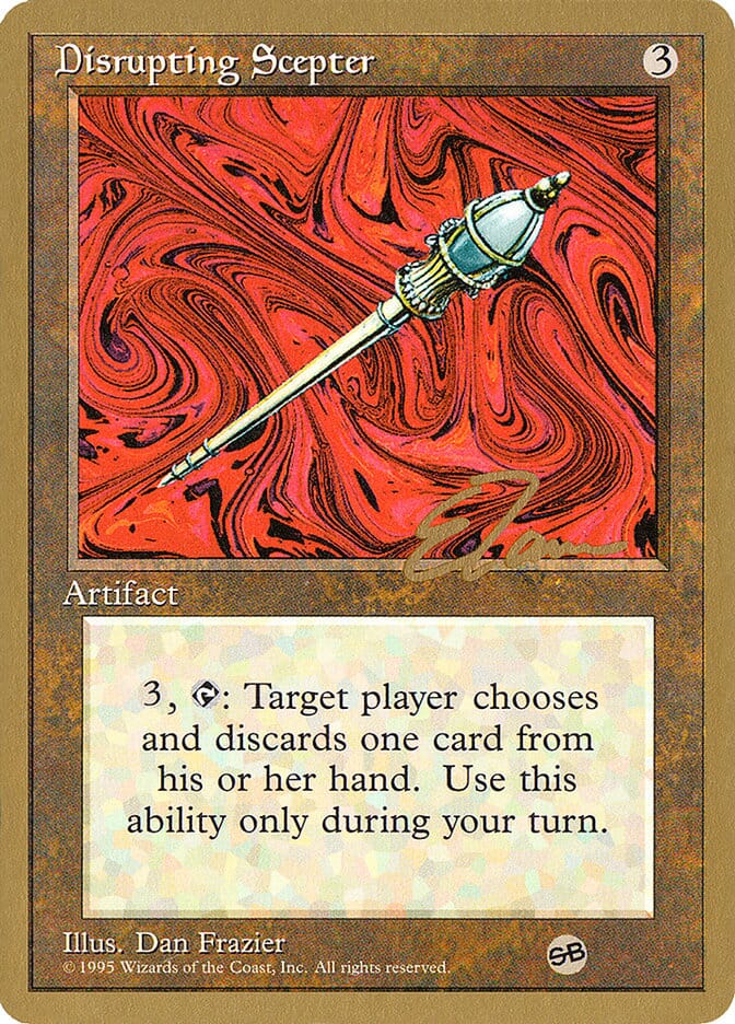 Disrupting Scepter (Eric Tam) (SB) [Pro Tour Collector Set] MTG Single Magic: The Gathering  | Multizone: Comics And Games
