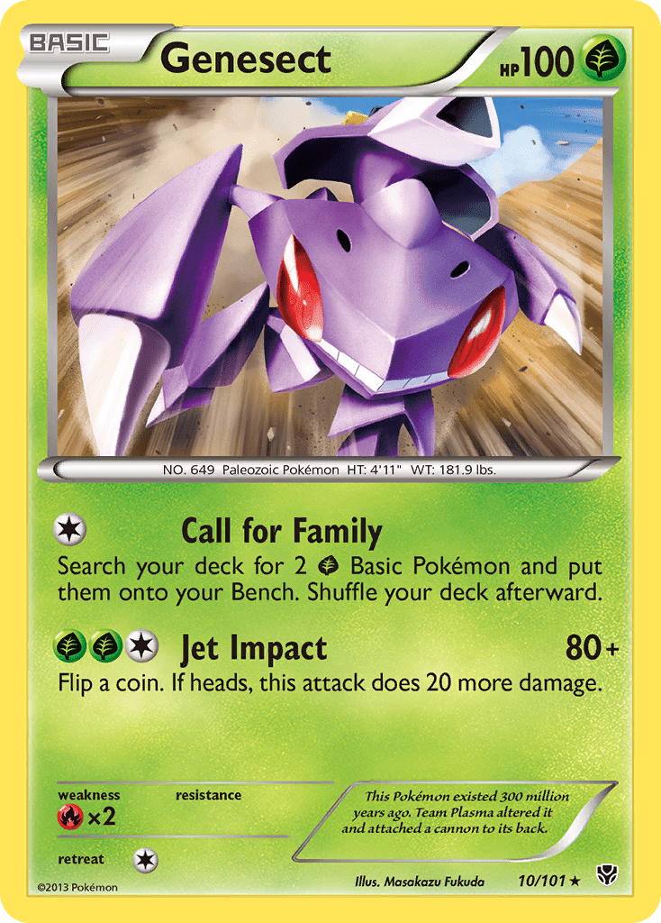 Genesect (10/101) [Black & White: Plasma Blast] Pokemon Single Pokémon  | Multizone: Comics And Games