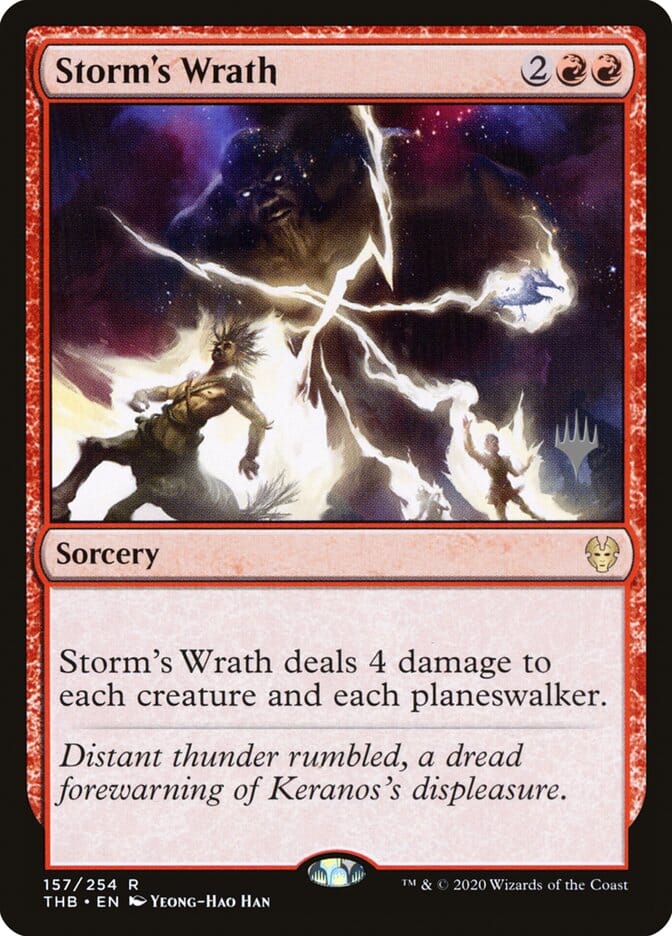 Storm's Wrath (Promo Pack) [Theros Beyond Death Promos] MTG Single Magic: The Gathering  | Multizone: Comics And Games