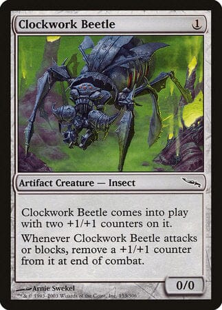 Clockwork Beetle [Mirrodin] MTG Single Magic: The Gathering  | Multizone: Comics And Games